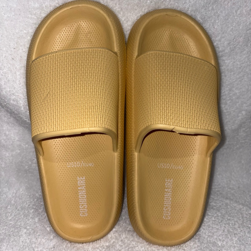 Casual Slide Sandals in Yellow - Picture 1 of 4
